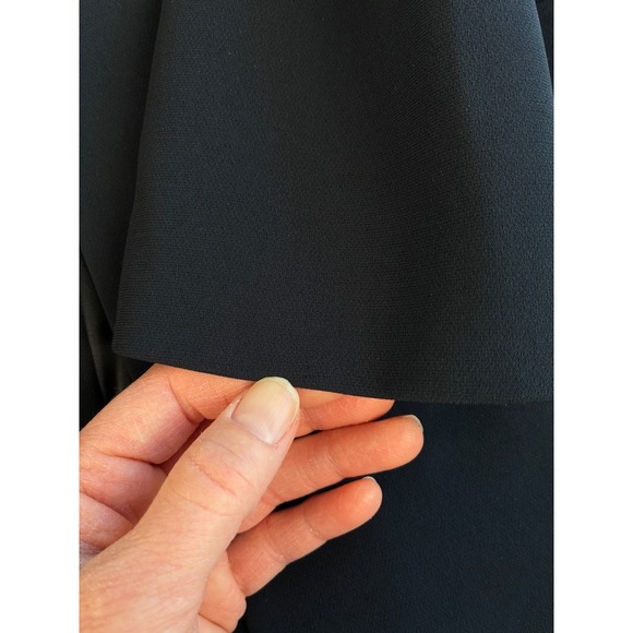 Theory Lindrayia Admiral Crepe Blazer Women 8 Deep Navy 3/4 Open Front Office - Picture 11 of 15